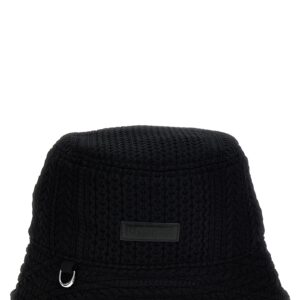 Black Viscose Bucket Hat