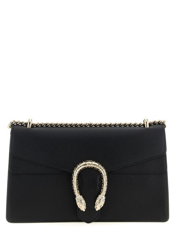 Black Calfskin Shoulder Bag