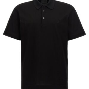 Black Cotton Polo Shirt