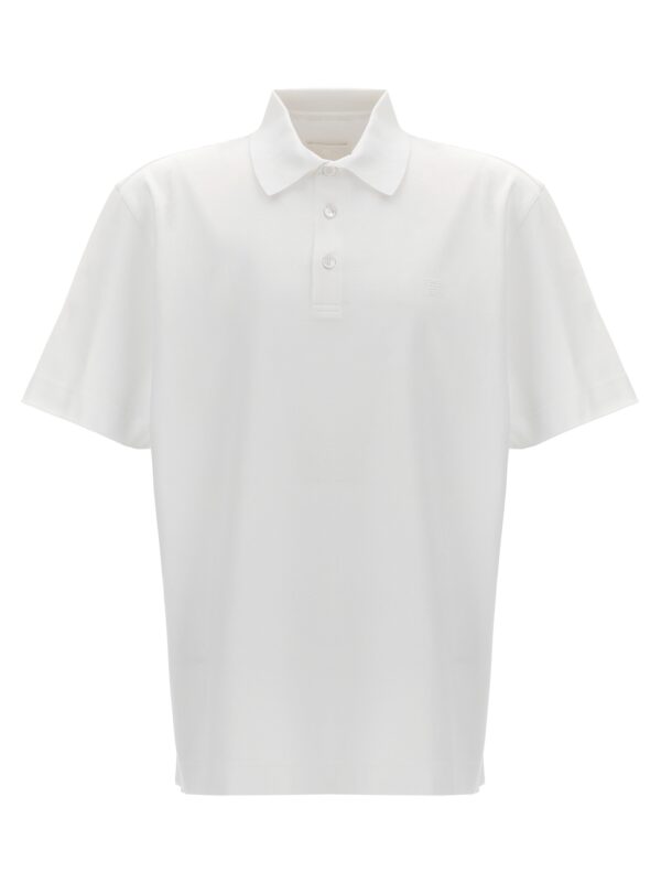 White Cotton Polo Shirt