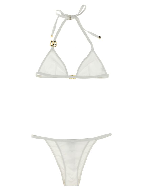 White Polyamide Bikini