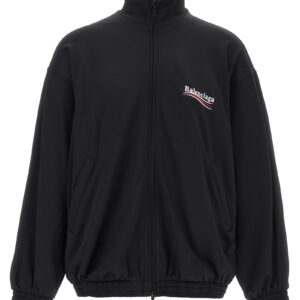 Black Polyamide Sweatshirt