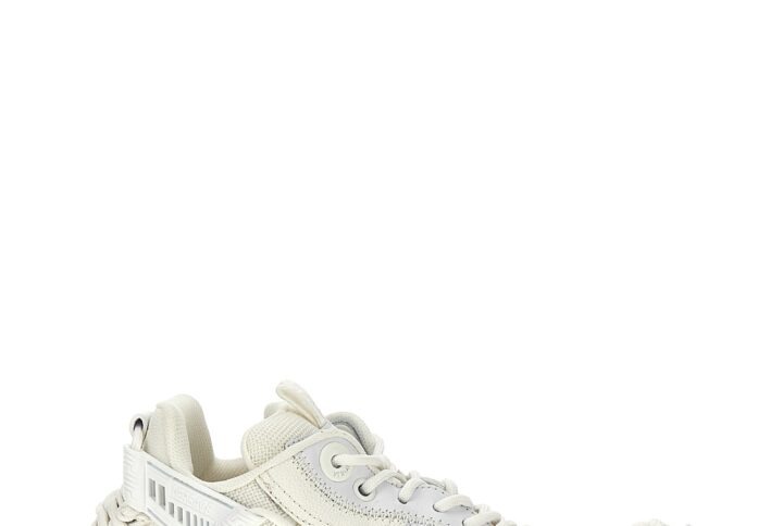 White Calfskin Athletic Sneakers | Jag Couture London – New York
