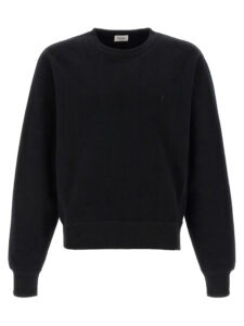 Black Cotton Sweatshirt