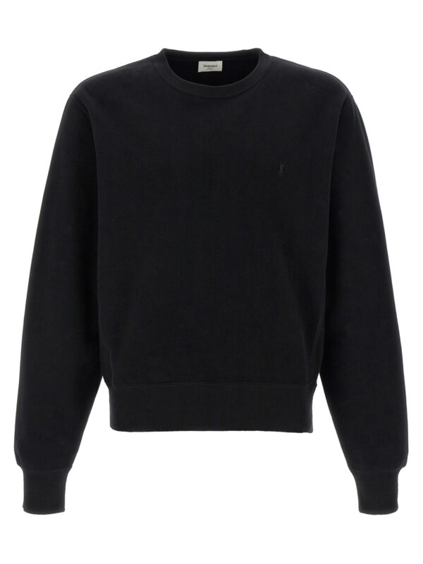 Black Cotton Sweatshirt