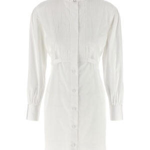 White Cotton Midi Dress