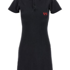 Black Cotton Short Dress