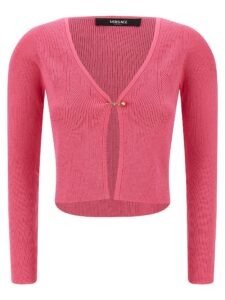 Fuchsia Viscose Cardigan