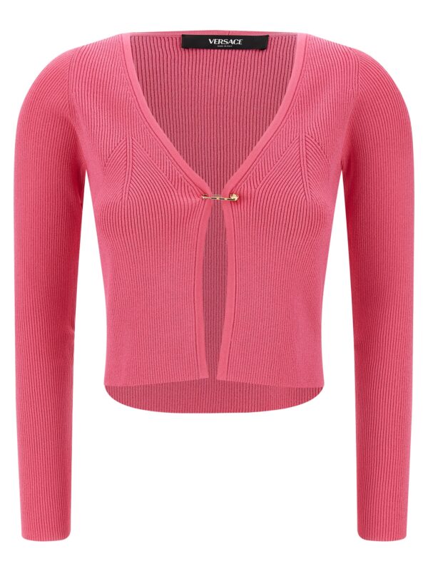Fuchsia Viscose Cardigan