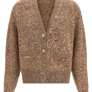 Beige Virgin Wool Cardigan