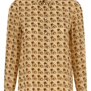Beige Silk Blouse