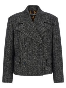 Bicolor Elastane Blazer