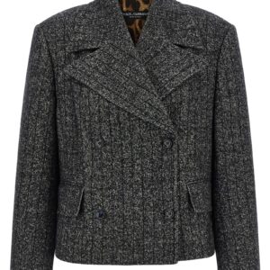 Bicolor Elastane Blazer