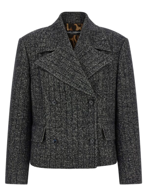 Bicolor Elastane Blazer