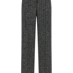 Bicolor Virgin Wool Casual Pants