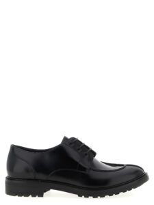 Black Calfskin Oxfords And Derbies