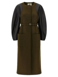 Bicolor Viscose Coat