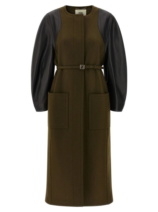 Bicolor Viscose Coat