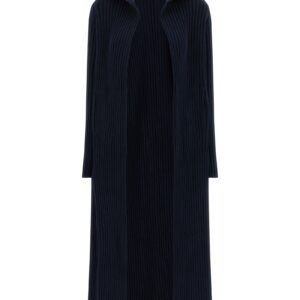 Blue Polyester Cardigan