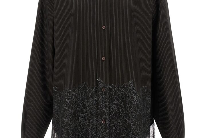Brown Virgin Wool Blouse | Jag Couture London – New York