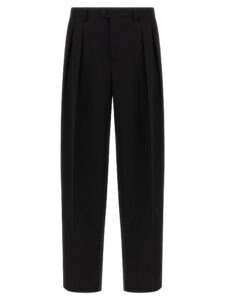 Black Virgin Wool Dress Pants