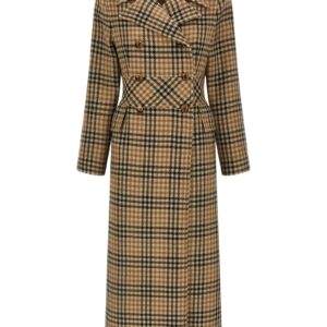 Brown Virgin Wool Coat