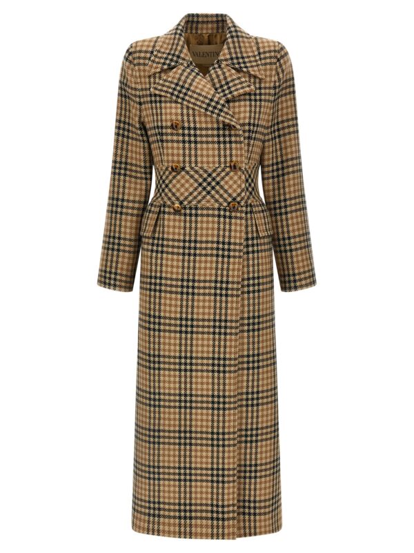 Brown Virgin Wool Coat