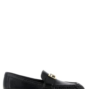 Black Lamb Leather Slip-On Loafers