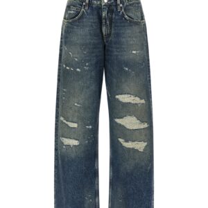 Blue Cotton Jeans Denim