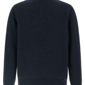 Blue Cotton Cardigan - Jag Couture London
