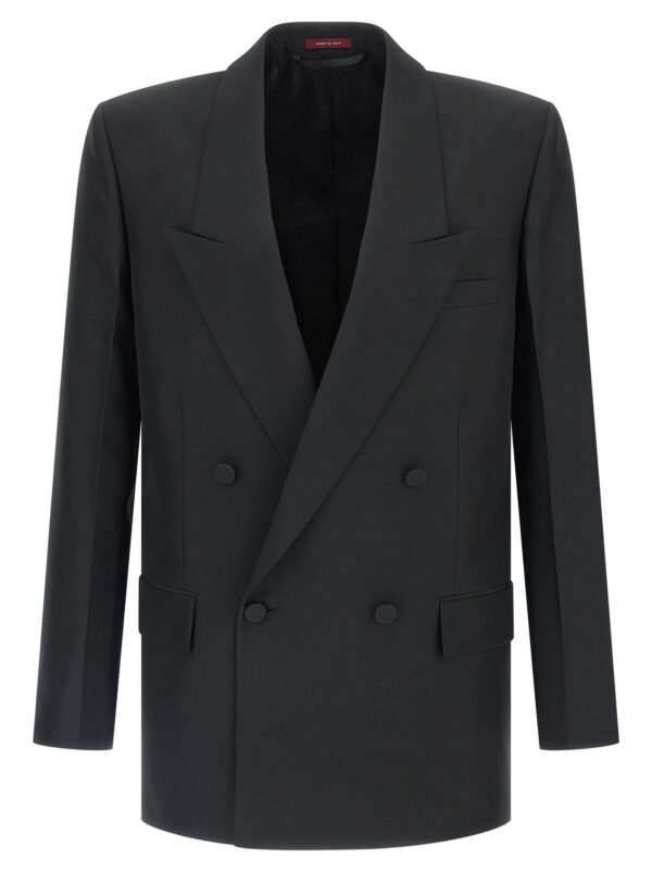 Black Polyester Blazer