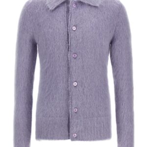 Purple Wool Cardigan