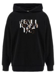 Black Cotton Sweatshirt