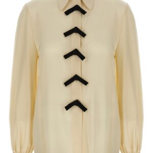 Beige Silk Blouse