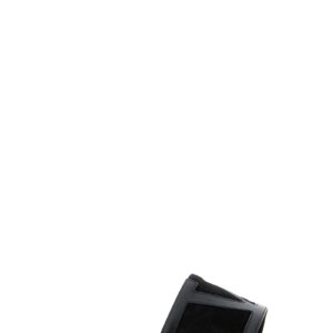 Black Calfskin Slides