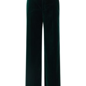 Bicolor Cotton Casual Pants