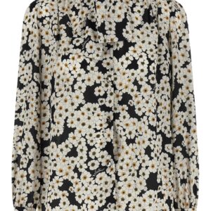 Bicolor Silk Blouse