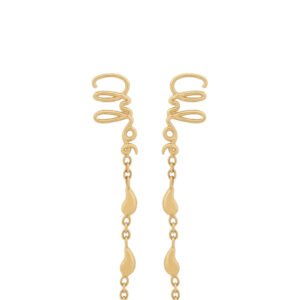 Gold Brass Earrings