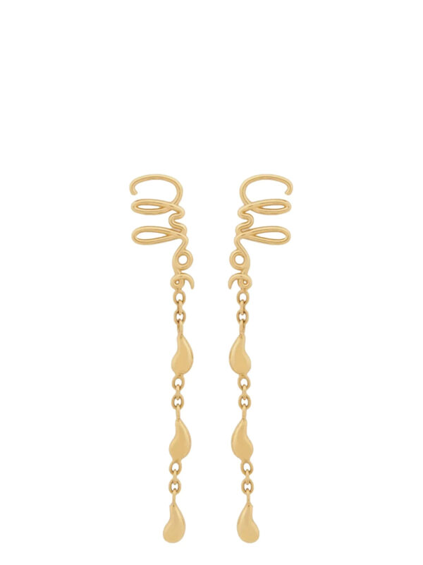 Gold Brass Earrings