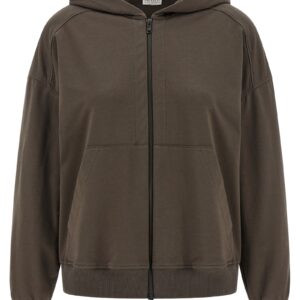 Brown Cotton Hoodie