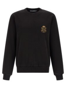Black Cotton Sweatshirt