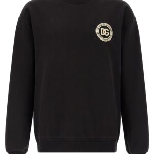 Black Cotton Sweatshirt