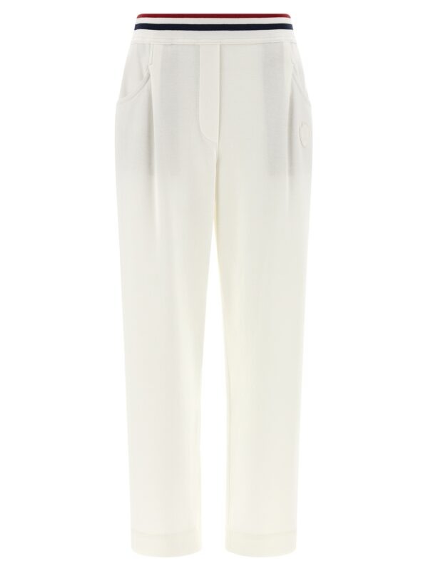 White Cotton Joggers (Workout Pants)