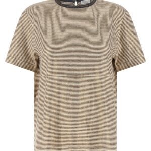 Multicolor Linen T-Shirt