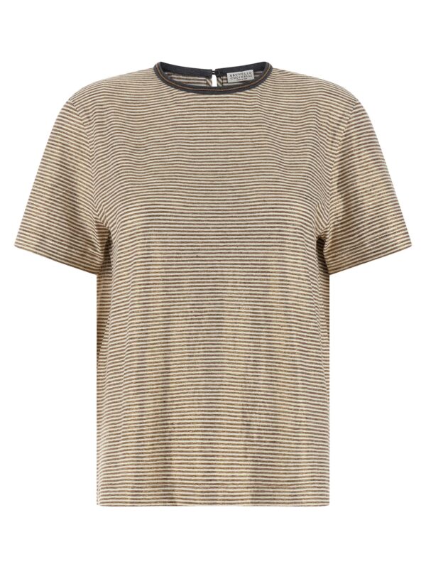 Multicolor Linen T-Shirt