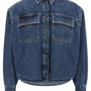 Blue Cotton Blouse