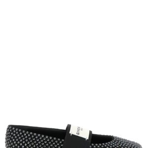 Black Calfskin Ballet Flats