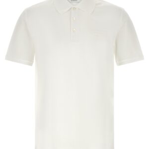 White Cotton Polo Shirt