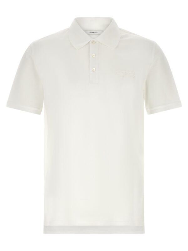 White Cotton Polo Shirt