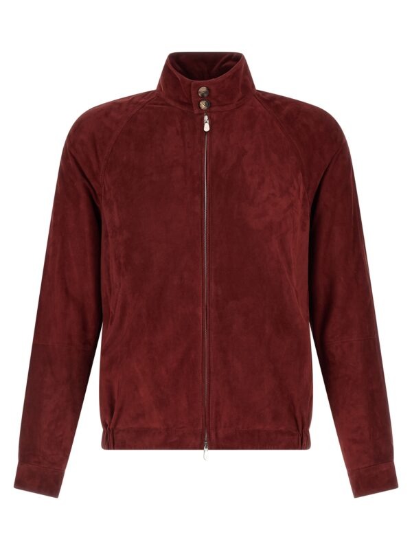 Multicolor Lamb Leather Leather Jacket